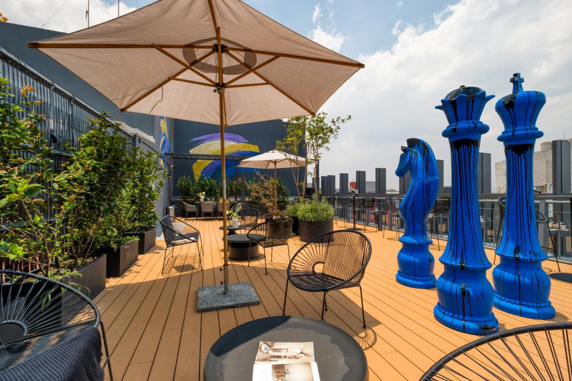 Uliv Parque Lincoln Apartment Kota Meksiko Bagian luar foto