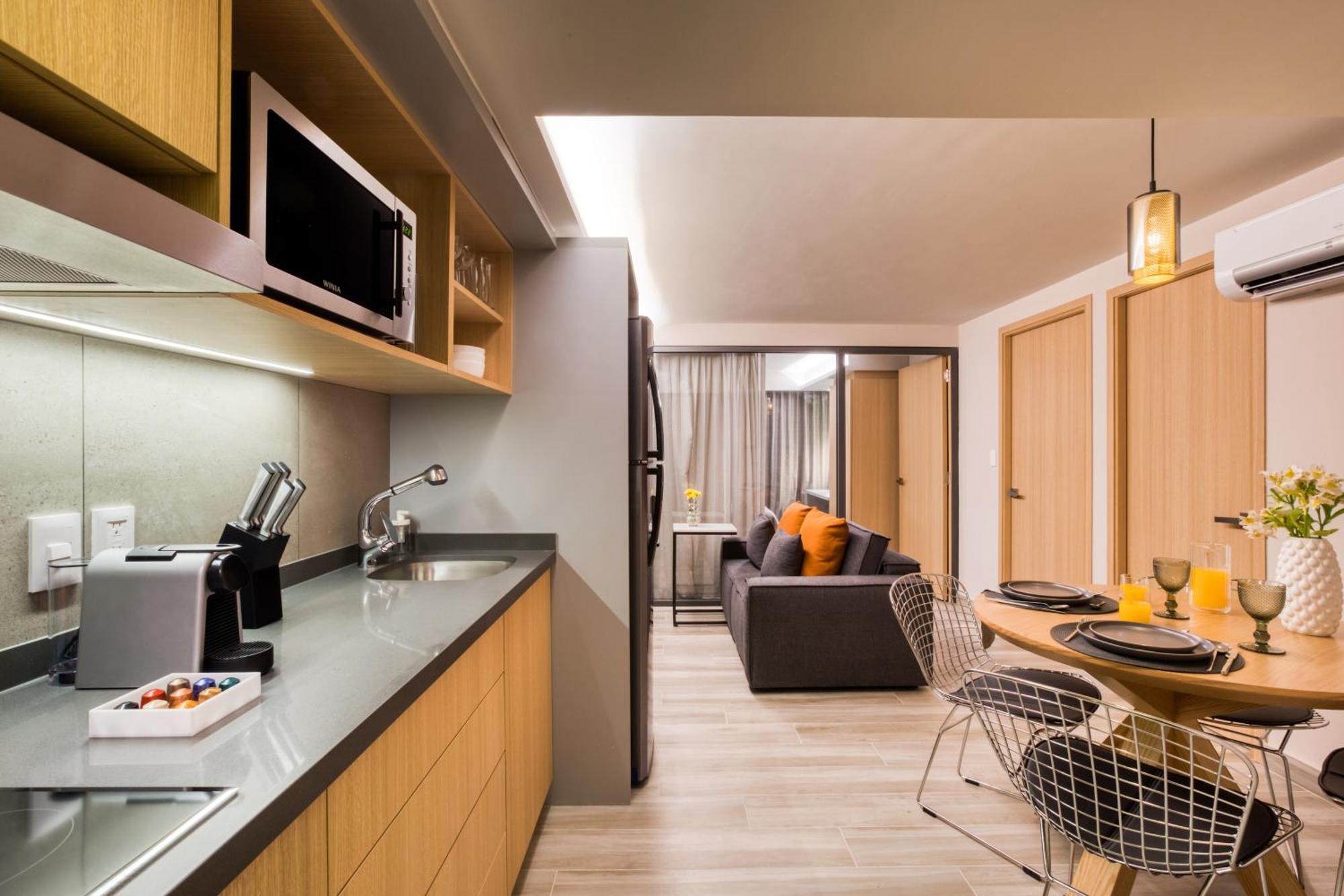 Uliv Parque Lincoln Apartment Kota Meksiko Ruang foto